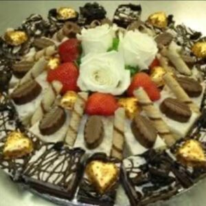 dessert tray assorted flower