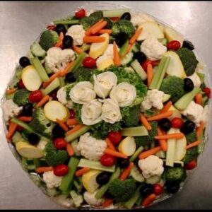 Seasonal vegetable platter